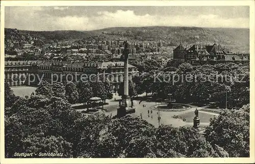 Stuttgart Schlossplatz Kat. Stuttgart