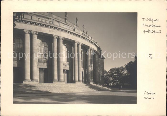 Stuttgart Staatstheater Grosses Haus Kat Stuttgart Nr Dg38337