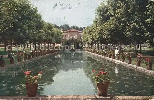 Stuttgart Park Teich Kat. Stuttgart