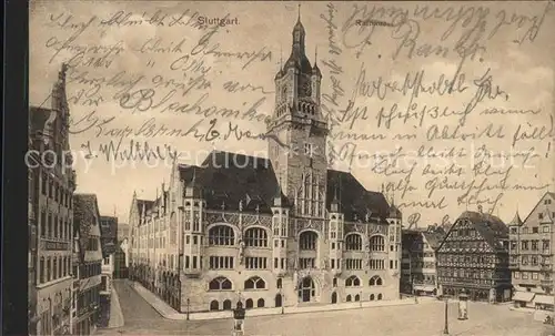 Stuttgart Rathaus IX Fachausstellung Metallindustrie und Beleuchtungswesen Kat. Stuttgart