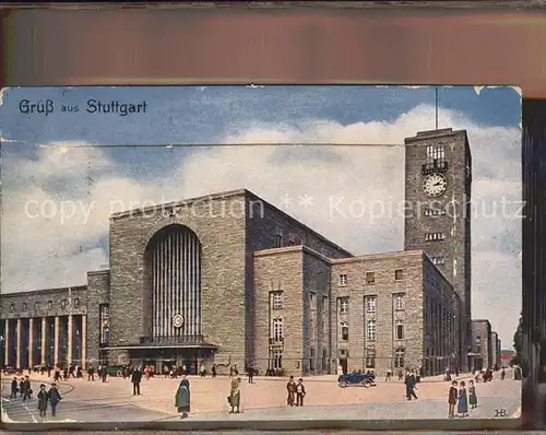 Stuttgart Bahnhof Kat. Stuttgart