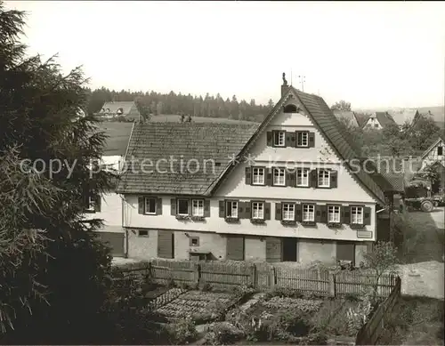 Schoemberg Freudenstadt Gutshof Beilharz mit Gaestehaus Kat. Seewald