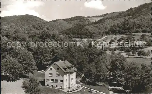 Bad Sulzbach Pension Waldfrieden Kat. Lautenbach