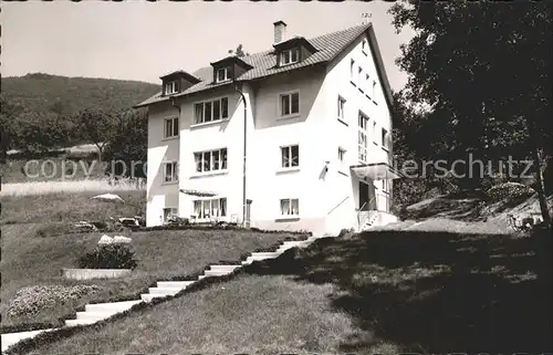 Bad Sulzbach Pension Waldfrieden Kat. Lautenbach