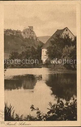 Neideck Woehrmuehle und Ruine Neideck Kat. Heroldsbach