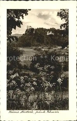 Neideck Burgruine  Kat. Heroldsbach