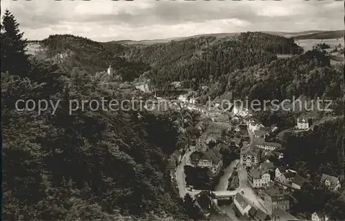 Bad Berneck Blick Rothersfelsen Kat. Bad Berneck Fichtelgebirge