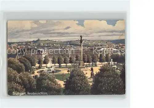 Stuttgart Residenzschloss Kat. Stuttgart