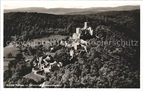 Roetteln Roettelweiler Schloss Roetteln im Wiesental Kat. Loerrach