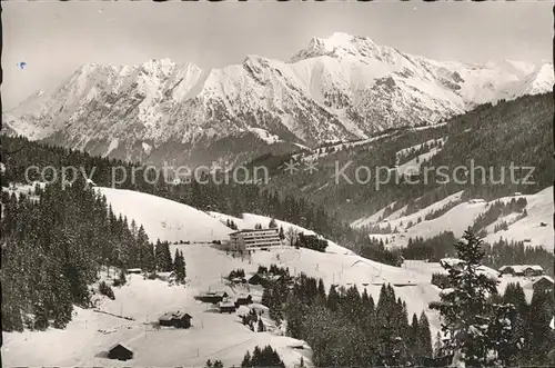 Riezlern Kleinwalsertal Vorarlberg Kuranstalt Dr Backer Hochgebirgsklinik Kat. Mittelberg