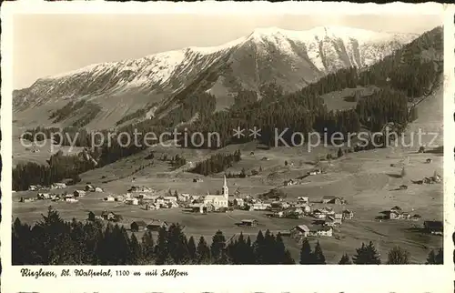 Riezlern Kleinwalsertal Vorarlberg mit Fellhorn Kat. Mittelberg