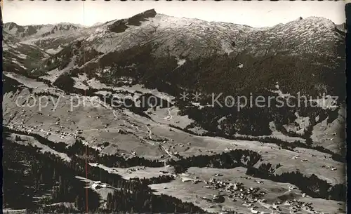 Riezlern Kleinwalsertal Vorarlberg mit Hirschegg Totalansicht Kat. Mittelberg