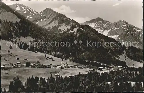 Riezlern Kleinwalsertal Vorarlberg Panorama Kat. Mittelberg