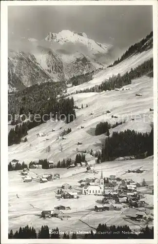 Riezlern Kleinwalsertal Vorarlberg mit Nebelhorn Kat. Mittelberg