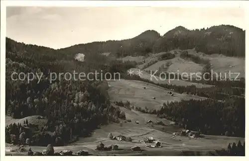 Riezlern Kleinwalsertal Vorarlberg Hoernlepass und Kackenkoepfe Kat. Mittelberg