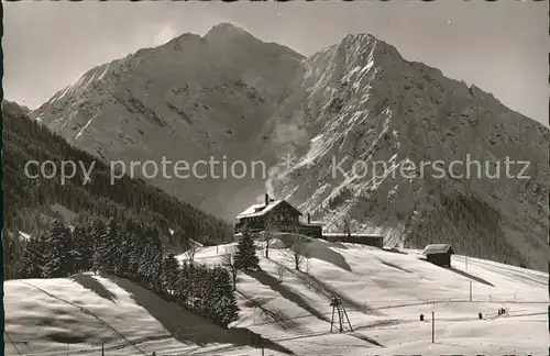 Hirschegg Kleinwalsertal Vorarlberg Waldemar Petersen Haus Kat. Mittelberg