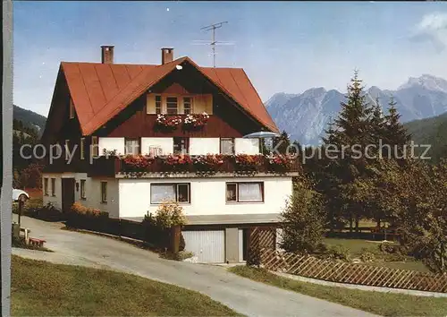 Schwende Riezlern Kleinwalsertal Gaestehaus Heidi Kat. Mittelberg Vorarlberg