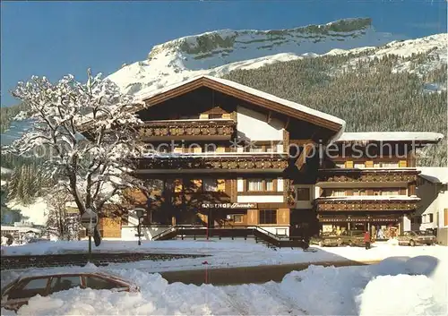 Riezlern Kleinwalsertal Vorarlberg Gasthof Hotel Traube Kat. Mittelberg