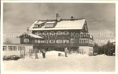 Riezlern Kleinwalsertal Vorarlberg Waldemar Petersen Haus  Kat. Mittelberg