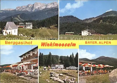 Winklmoos Winkelmoos Berggasthof Winklmoosalm Haus Hamberger Kapelle / Reit im Winkl /Traunstein LKR