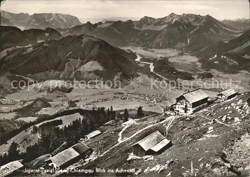 Hochgernhaus Blick Achental / Unterwoessen /Traunstein LKR