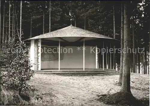 Waldhoelzbach Losheim Pavillon im Wald