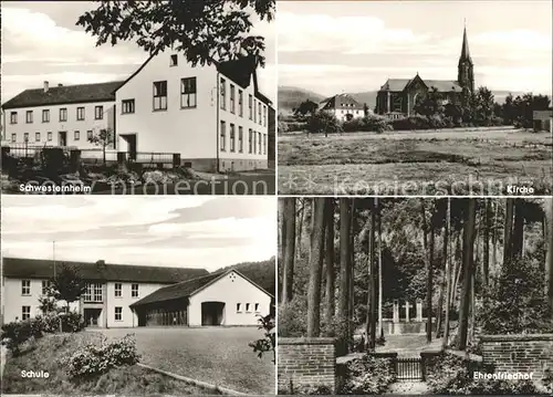 Reimsbach Beckingen Schwesternheim Kirche Ehrenfriedhof Schule