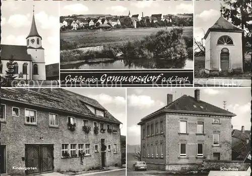 Gommersdorf Jagst Kindergarten Schule Kapelle Kirche