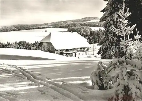 Hohlengraben Gasthaus zum Kreuz Kat. Breitnau Schwarzwald