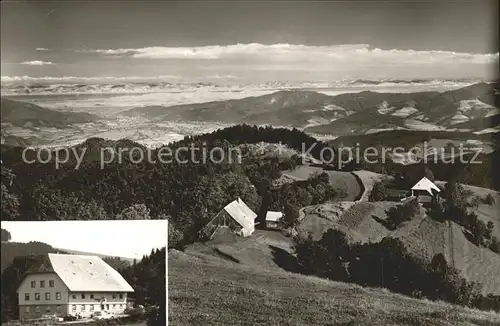 Nessellachen Breitnau Gasthaus Pension zum Roessle Kat. Breitnau