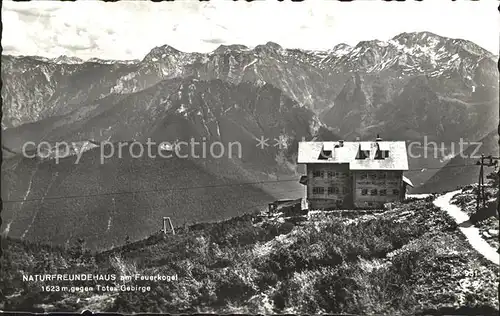 Traunsee Naturfreundehaus am Feuerkogel Kat. Oesterreich