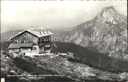 Traunsee Naturfreundehaus am Feuerkogel Kat. Oesterreich