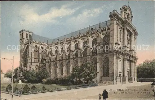 Chalons sur Marne Ardenne Cathedrale Kat. Chalons en Champagne