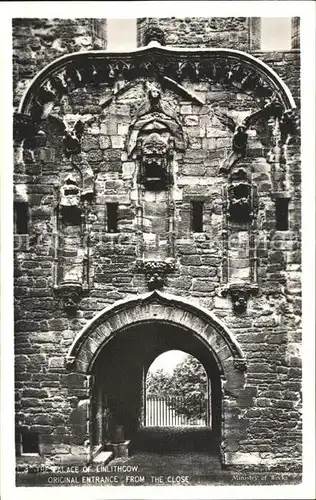 Linlithgow Entrance Palace Kat. West Lothian