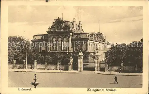 Bukarest Koenigliches Schloss Kat. Rumaenien
