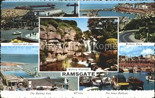 Ramsgate Pool Harbour Madeira Waterfall  Kat. United Kingdom