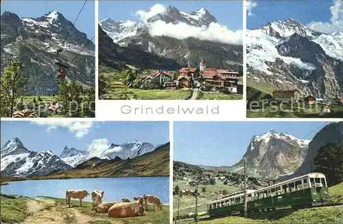 Grindelwald Bergbahn See Sesselbahn Kat. Grindelwald
