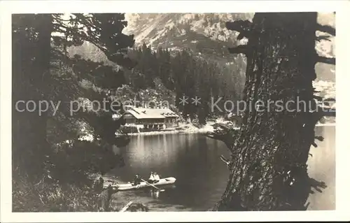 Vysoke Tatry Bergsee Kat. Slowakische Republik