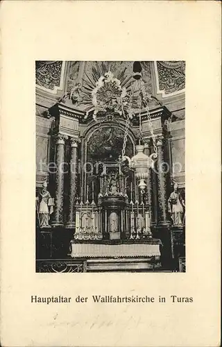 Turas Tschechien Wallfahrtskirche Altar Kat. Tschechische Republik