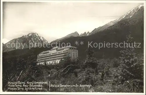 Vysoke Tatry Palace Sanatorium Hohe Tatra Kat. Slowakische Republik