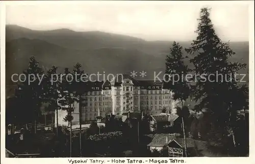 Vysoke Tatry Palace Sanatorium Hohe Tatra Kat. Slowakische Republik