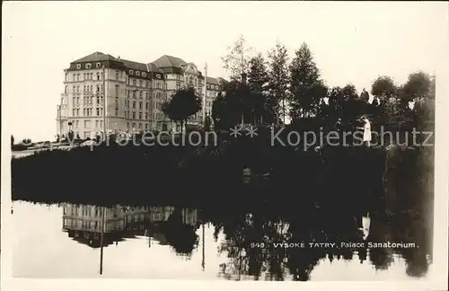 Vysoke Tatry Palace Sanatorium Kat. Slowakische Republik