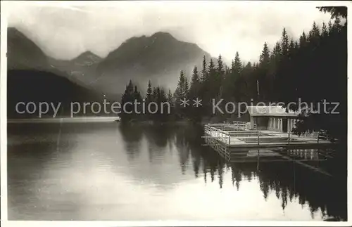 Vysoke Tatry Bergsee Kat. Slowakische Republik