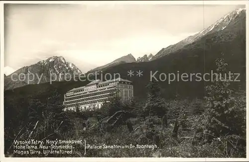 Vysoke Tatry Palace Sanatorium Kat. Slowakische Republik