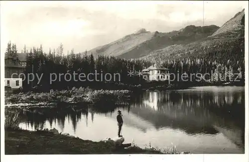 Vysoke Tatry Bergsee Hohe Tatra Kat. Slowakische Republik