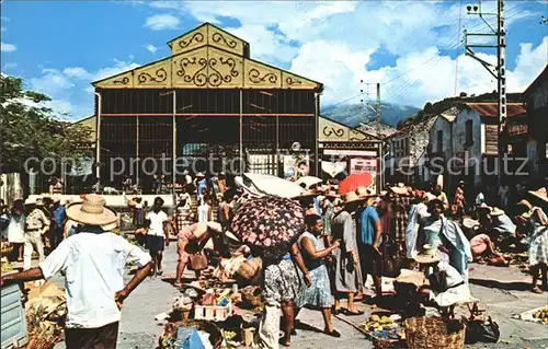 Dominikanische Republik Market Place in St. Pierre Kat. Dominikanische Republik