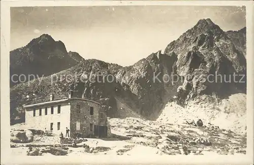 Hohe Tatra Berghaus Kat. Slowakische Republik