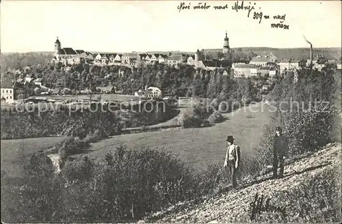 Tschechien Region Stadtpanorama und Namenliste Kat. Tschechische Republik