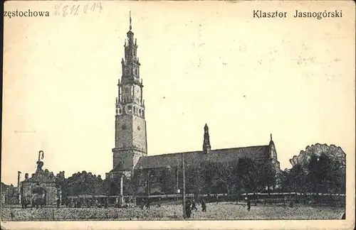 Czenstochau Klasztor Kirche Kat. Polen