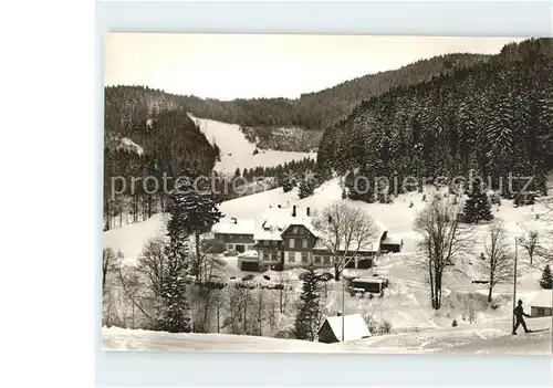 Alpersbach Gasthaus Pension zur Esche im Schnee Kat. Hinterzarten